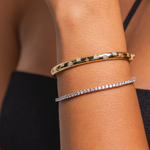 BRACELETE EQUILIBRIO BALANCE COM DIAMANTES 1PT EM OURO AMARELO