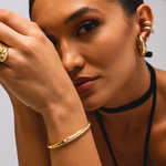 BRACELETE EQUILIBRIO BALANCE COM DIAMANTES 1PT EM OURO AMARELO