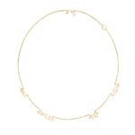 CHOKER PAZ, AMOR, FÉ E VIDA COM DIAMANTES