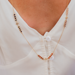 COLAR FASES COM ESTRELAS, DIAMANTES E SAFIRAS COLORIDAS