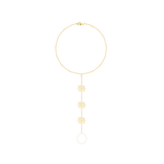 PULSEIRA ALGEMA MANDALLA 10MM OURO AMARELO