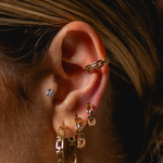 PIERCING CICLOS 14MM OURO AMARELO