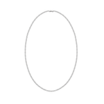 COLAR RIVIERA 43CM DIAMANTES 5PTS 7,15CT OURO BRANCO