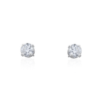  BRINCO SOLITÁRIO DIAMANTE BRANCO 70PTS OURO BRANCOv