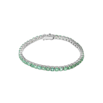 PULSEIRA RIVIERA ESMERALDA REDONDA OURO BRANCO