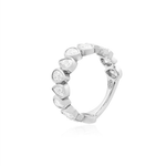 ANEL GOTAS INVERTIDAS MOISSANITE PRATA