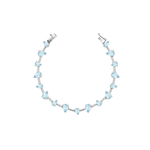 PULSEIRA FIO FACA TOPÁZIO SKY GOTAS PRATA