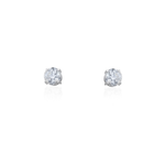  BRINCO SOLITÁRIO DIAMANTE BRANCO 60PTS OURO BRANCOv