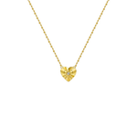 COLAR CORAÇÃO LUME COM DIAMANTE DE 3PTS EM OURO BRANCO