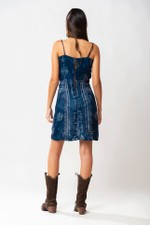 Vestido Leather Dirty Bandana