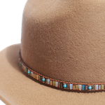 Hatband Pedraria Colorida Azul Turquesa P