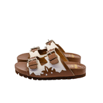 Chinelo Western Marrom/Branco