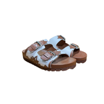 Chinelo Western Marrom/Branco