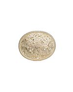 Fivela Western Floral Ouro AC