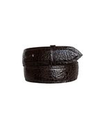 Cinto Base em Couro Croco Café AC