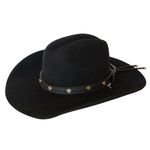 Chapéu Country Lebre Preto AC