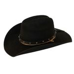 Chapéu Country Lebre Preto AC
