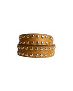 Cinto Tachas Caramelo - Ouro AC