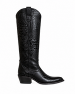 Exótic Boot Croco Black - Cano Longo AC