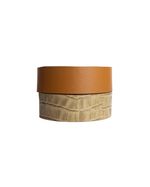 Cinto Dupla Face Kakhi&Caramel AC