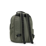 MOCHILA KIPLING SEOUL  VERDE - GREEN MOSS