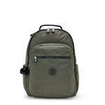 MOCHILA KIPLING SEOUL  VERDE - GREEN MOSS