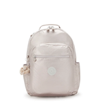 MOCHILA KIPLING SEOUL  DOURADO - METALLIC GLOW