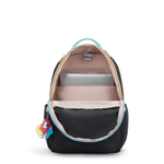 MOCHILA KIPLING SEOUL PRETO - GALAXY BLACK FC