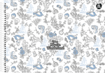 CADERNO ESPIRAL ALICE - CARTOGRAFIA E DESENHO 60 FOLHAS