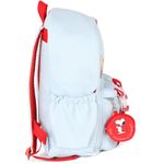 MOCHILA SNOOPY AZUL COM MINI BOLSINHA