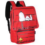 MOCHILA SNOOPY VERMELHO LUXCEL - DESIGN CLÁSSICO