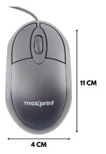 MOUSE MO1000 ESSENTIAL COM FIO 1200DPI