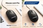 MOUSE MO1000 ESSENTIAL COM FIO 1200DPI