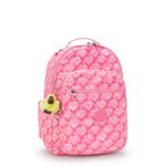 MOCHILA KIPLING SEOUL ESTAMPADO - ADORABLE HEARTS