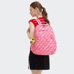 MOCHILA KIPLING SEOUL ESTAMPADO - ADORABLE HEARTS