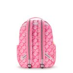 MOCHILA KIPLING SEOUL ESTAMPADO - ADORABLE HEARTS