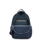 MOCHILA KIPLING SEOUL AZUL ESCURO - TRUE BLUE TONAL
