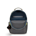 MOCHILA KIPLING SEOUL CINZA - BACK TO GREY