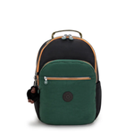 MOCHILA KIPLING SEOUL COLLEGE  VERDE ESCURO - TREE HOUSE
