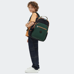MOCHILA KIPLING SEOUL COLLEGE  VERDE ESCURO - TREE HOUSE