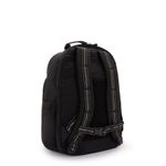 MOCHILA KIPLING SEOUL COLLEGE EXTRA - PRETO TRUE BLACK
