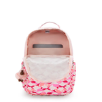 MOCHILA KIPLING SEOUL ROSA - PINK PALM