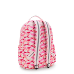 MOCHILA KIPLING SEOUL ROSA - PINK PALM