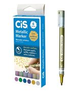  ESTOJO C/6 CIS METALLIC MARKER 1,0MM