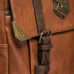 BOLSA MOCHILA SINTETICA MARROM HARRY POTTER | LUXCEL