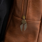 BOLSA MOCHILA SINTETICA MARROM HARRY POTTER | LUXCEL