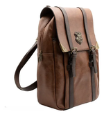 BOLSA MOCHILA SINTETICA MARROM HARRY POTTER | LUXCEL