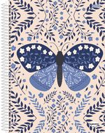CADERNO UNIVERSITÁRIO KBOM FEMININO - 10 MATÉRIA - CAPA DURA - 200 FOLHAS