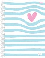 CADERNO UNIVERSITÁRIO KBOM FEMININO - 10 MATÉRIA - CAPA DURA - 200 FOLHAS