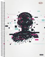 CADERNO UNIVERSITÁRIO BOM D+ MASC 01 MATÉRIA 80 FOLHAS PCT C/4